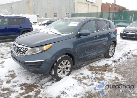 2014 Kia Sportage Lx из США, поврежденный, VIN KNDPB3AC0E7619473